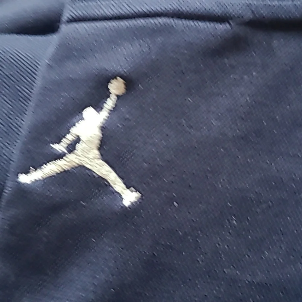 Jordan track warm up jacket. Blue /white piping. Sz. Large (#1406) vintage